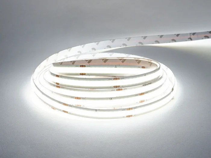 Taśma LED 24V COB IP20 Zimna Biała 5000K 320LED 10W CRI90 RM0801EC-A RISHANG